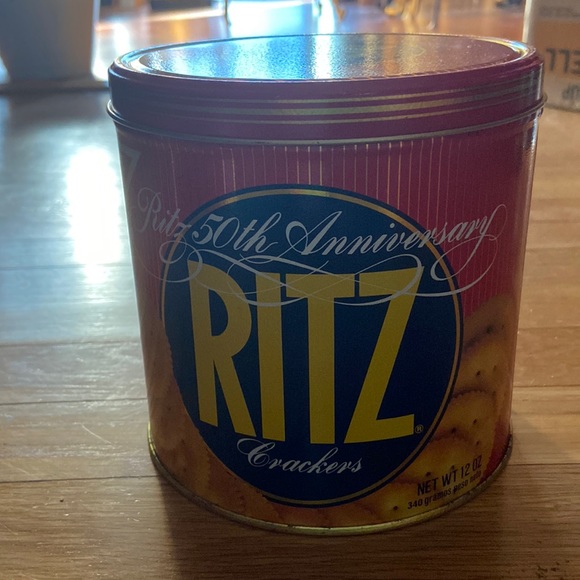 Ritz 50th anniversary tin